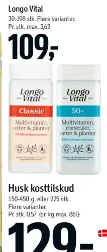 Føtex Longo Vital tilbud