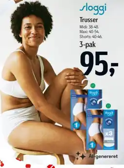 Føtex sloggi Trusser 3-pak tilbud