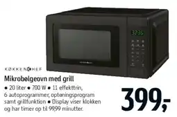 Føtex Mikrobølgeovn med grill tilbud