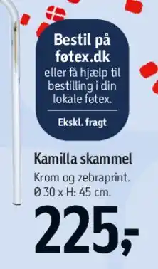 Føtex Kamilla skammel tilbud