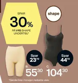 Føtex VRS Shape undertøj tilbud