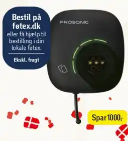 Føtex PROSONIC WP21 11 kW lader tilbud