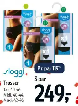 Føtex sloggi - 3 par tilbud