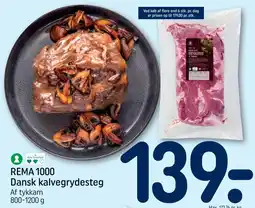 REMA 1000 Rema 1000 kalvegrydesteg tilbud