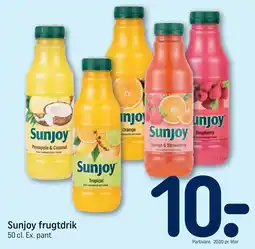 REMA 1000 Sunjoy frugtdrik tilbud