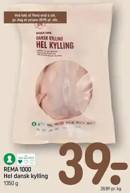 REMA 1000 Rema 1000 hel kylling tilbud