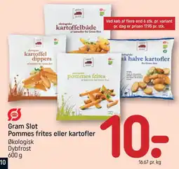REMA 1000 Gram Slot Pommes frites eller kartofler tilbud