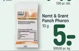 REMA 1000 Nemt & Grønt Panch Phoron tilbud
