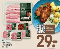 REMA 1000 Rema 1000 paneret flæsk med persillesauce tilbud