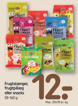 REMA 1000 Frugtstænger frugtpålæg snacks tilbud
