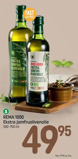 REMA 1000 Rema 1000 ekstra jomfruolivenolie tilbud