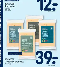REMA 1000 Rema 1000 kronekilde skæreost tilbud