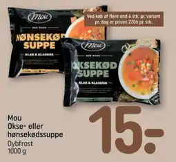 REMA 1000 Mou oksekødssuppe tilbud