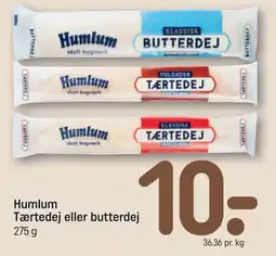 REMA 1000 Humlum tærte dej eller butter dej tilbud