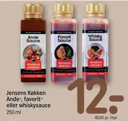 REMA 1000 Jensens Køkken ande-, favorit- eller whiskysauce tilbud