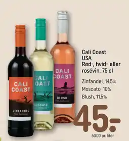 REMA 1000 Cali Coast Rød-, hvid- eller rosévin tilbud