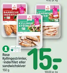 REMA 1000 Rose Kyllingestrimler tilbud