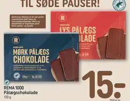 REMA 1000 Rema 1000 Pålægschokolade tilbud