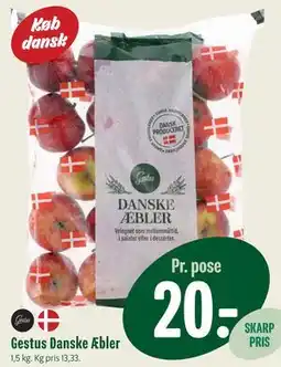 Min Købmand Gestus Danske Æbler tilbud