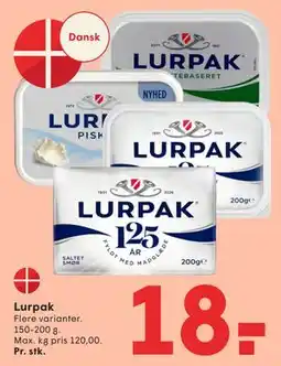 SPAR Lurpak tilbud