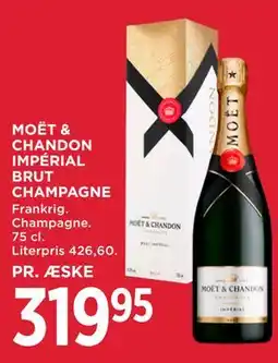 MENY MOËT & CHANDON IMPÉRIAL BRUT CHAMPAGNE tilbud
