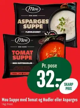 Min Købmand Mou Suppe med Tomat og Nudler eller Asparges tilbud