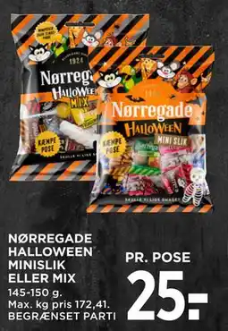 MENY NØRREGADE HALLOWEEN MINISLIK ELLER MIX tilbud