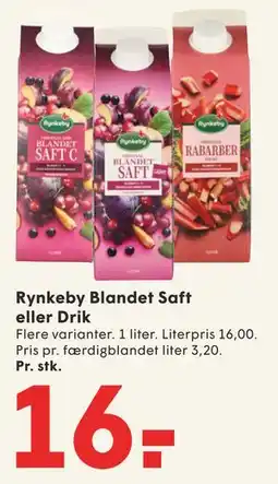 SPAR Rynkeby Blandet Saft eller Drik tilbud