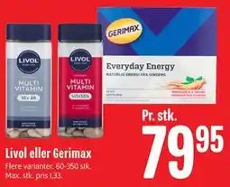 Min Købmand Livol eller Gerimax tilbud