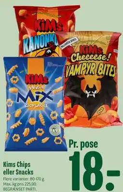 Min Købmand Kims Chips eller Snacks tilbud