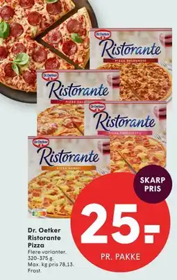 SPAR Dr. Oetker Ristorante Pizza tilbud
