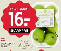 MENY GESTUS DANSKE CLARA FRIIS PÆRER tilbud
