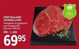 MENY FREYGAARD OKSEKLUMP tilbud