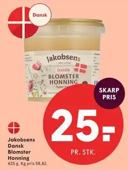 SPAR Jakobsens Dansk Blomster Honning tilbud