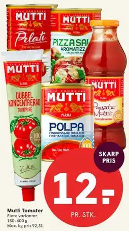 SPAR Mutti Tomater tilbud