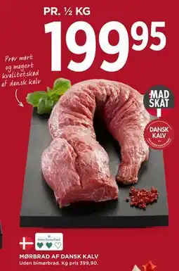 MENY MØRBRAD AF DANSK KALV tilbud