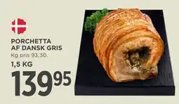 MENY PORCHETTA AF DANSK GRIS tilbud