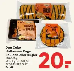 SPAR Dan Cake Halloween Kage, Roulade eller Kugler tilbud