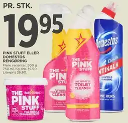 MENY PINK STUFF ELLER DOMESTOS RENGØRING tilbud