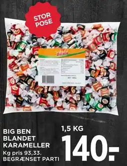 MENY BIG BEN BLANDET KARAMELLER tilbud
