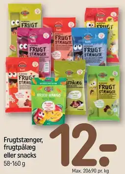 REMA 1000 Frugtstænger, frugtpålæg eller snacks tilbud