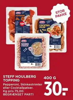 MENY STEFF HOULBERG TOPPING tilbud