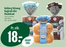 Min Købmand Kohberg Velsmag Rugbrød eller Hvedebrød tilbud