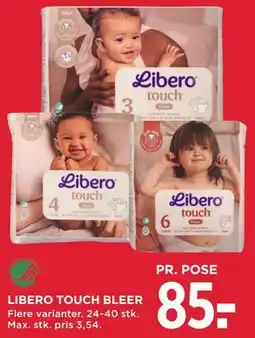 MENY LIBERO TOUCH BLEER tilbud