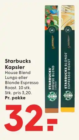 SPAR Starbucks Kapsler tilbud