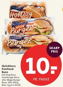 SPAR Quickbury Fastfood Buns tilbud