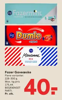 SPAR Fazer Gaveæske tilbud