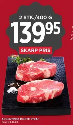 MENY ARGENTINSK RIBEYE STEAK tilbud