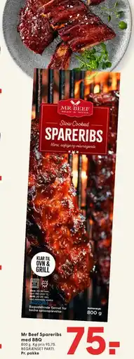 SPAR Mr Beef Spareribs med BBQ tilbud