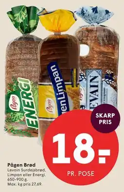 SPAR Pågen Brød tilbud